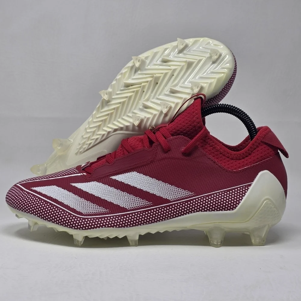 Adidas Men's Adizero Electric.1 Football Cleats Size 9 Team Power Red IF2428 New